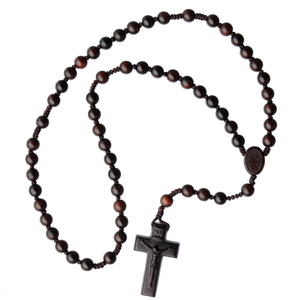 Jujube Dark Wood Rosary 8MM