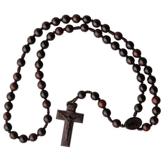 Jujube Dark Wood Rosary 10MM
