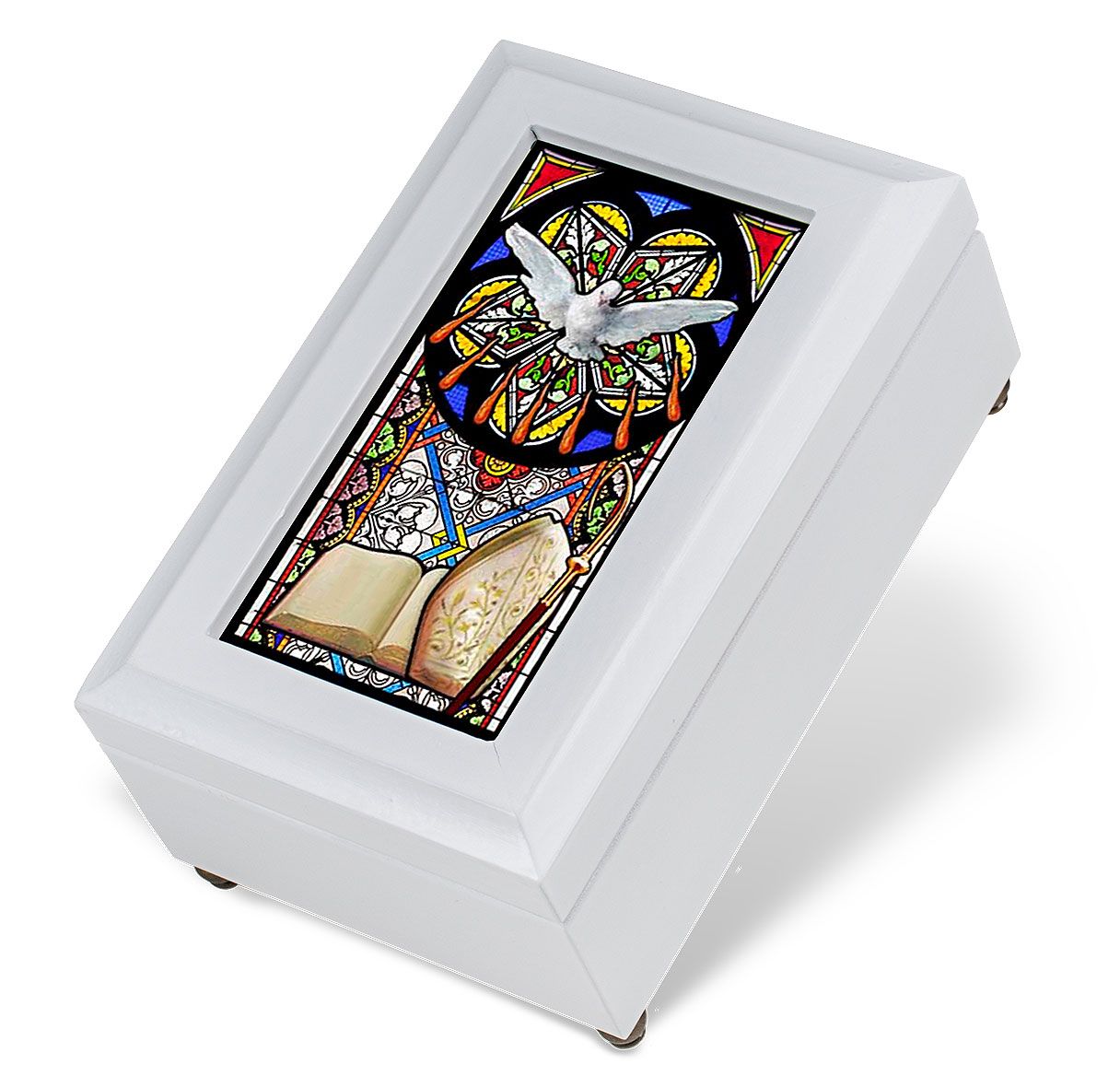 Confirmation Music Box White