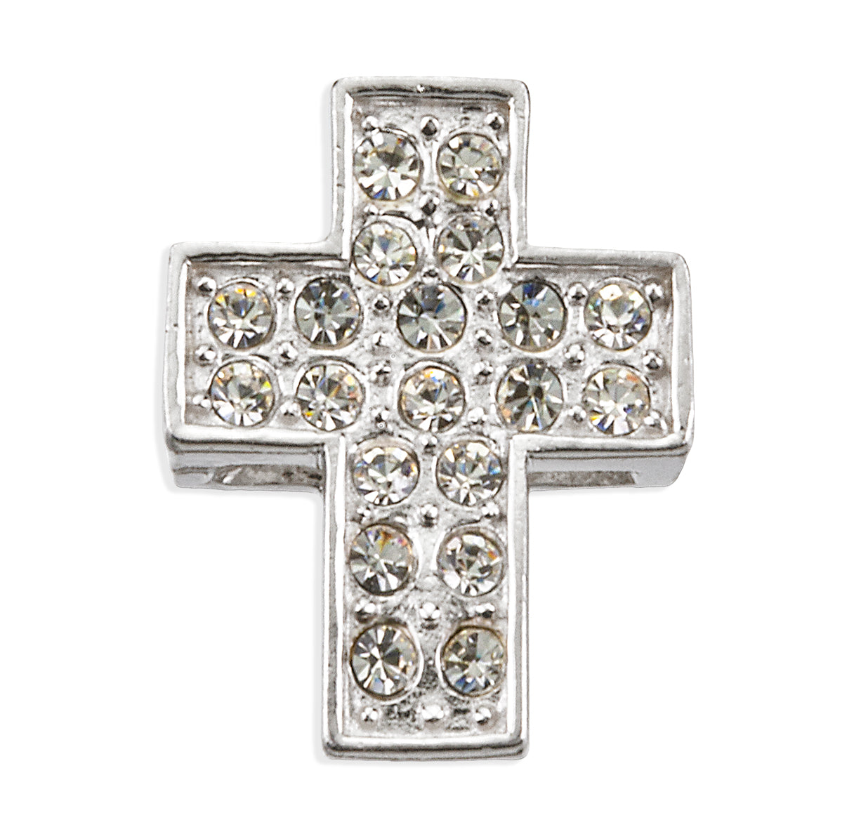 Sterling Silver Cross with Zirconia's "CZ's"