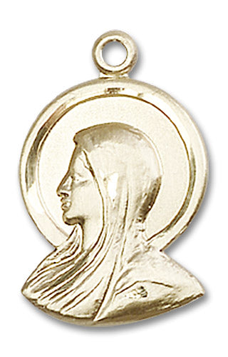 14kt Gold Madonna Medal