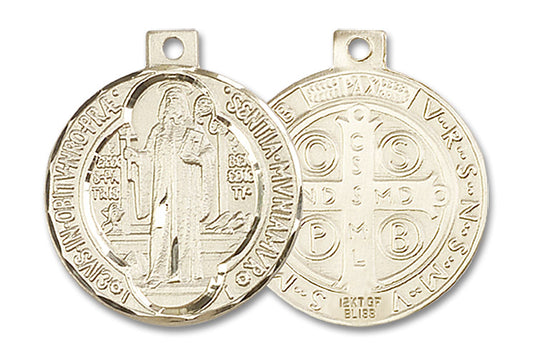 14kt Gold Filled Saint Benedict Pendant