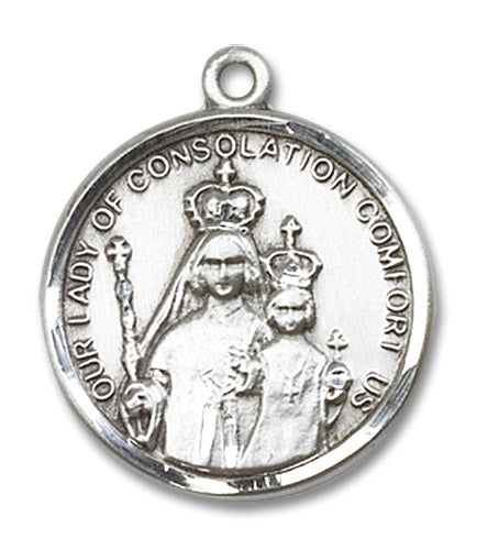 Sterling Silver Our Lady of Consolation Pendant