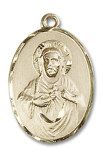 14kt Gold Scapular Medal