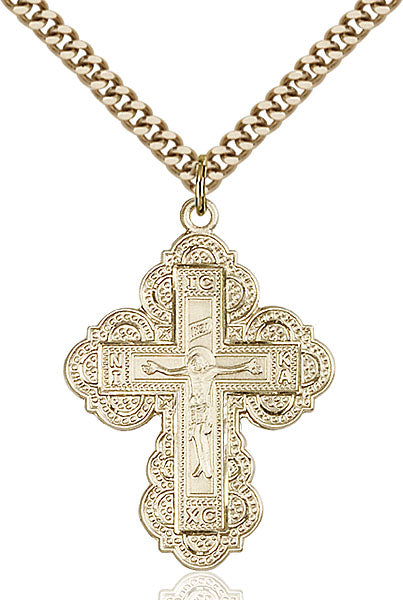 14kt Gold Filled Irene Cross Pendant