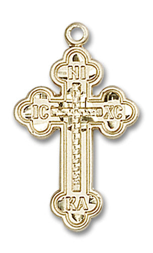 14kt Gold Russian Cross Medal