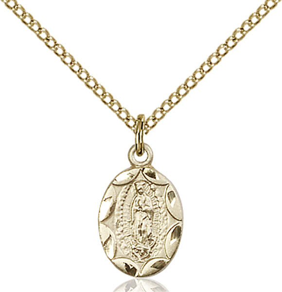 14kt Gold Filled Our Lady of Guadalupe Pendant