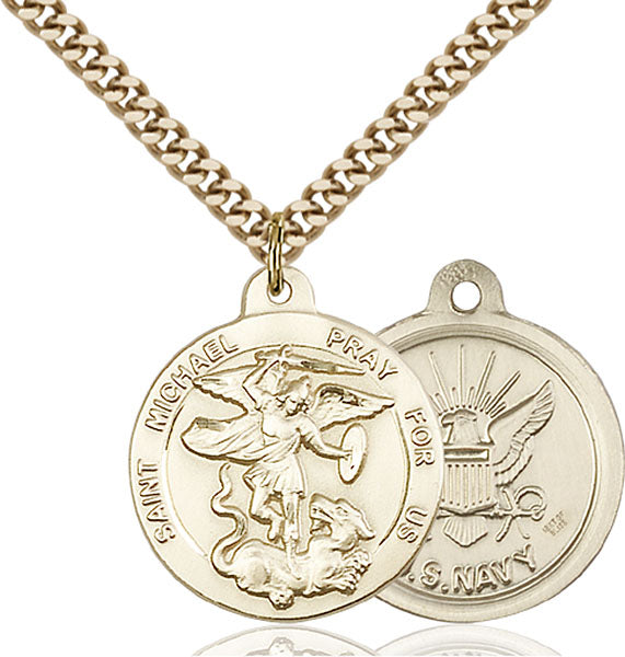 14kt Gold Filled Saint Michael the Archangel Pendant