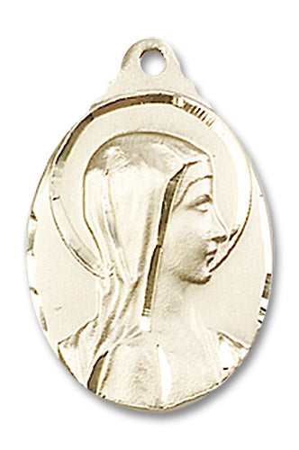 14kt Gold Sorrowful Mother Medal