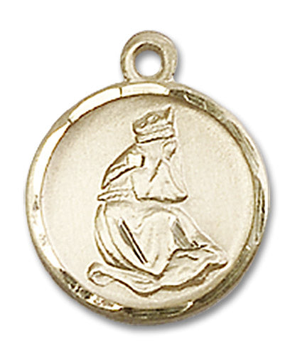 14kt Gold Our Lady of La Salette Medal