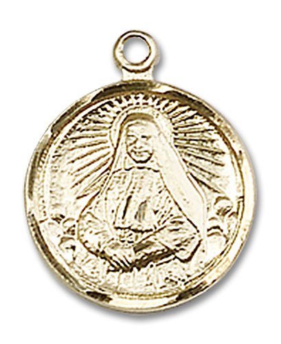 14kt Gold Saint Cabrini Medal