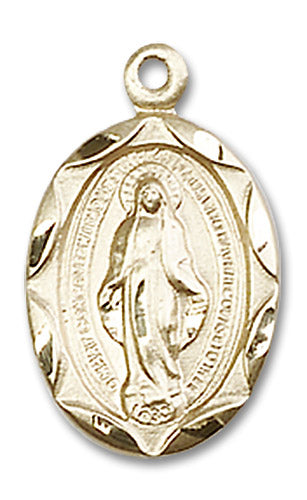 14kt Gold Miraculous Medal