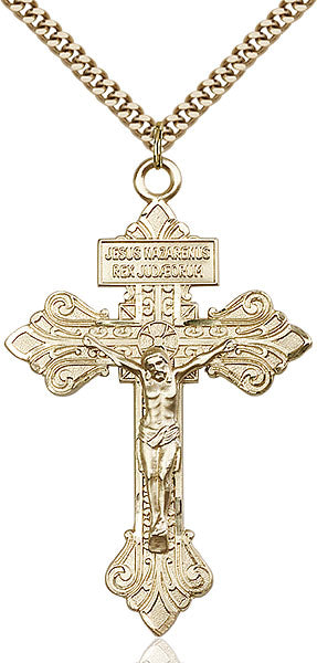 14kt Gold Filled Crucifix Pendant