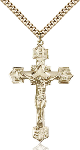 14kt Gold Filled Crucifix Pendant