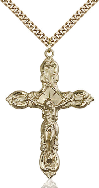 14kt Gold Filled Crucifix Pendant