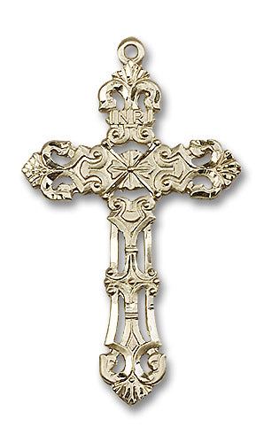 14kt Gold Cross Medal