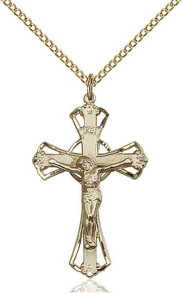 14kt Gold Filled Crucifix Pendant