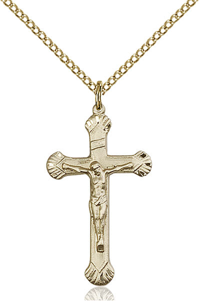 14kt Gold Filled Crucifix Pendant