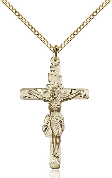 14kt Gold Filled Crucifix Pendant