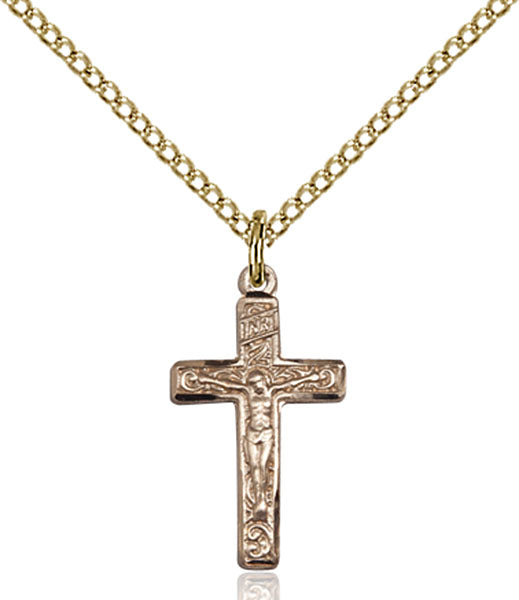 14kt Gold Filled Crucifix Pendant