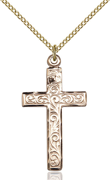 14kt Gold Filled Cross Pendant