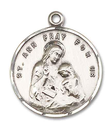 Sterling Silver Saint Ann Pendant