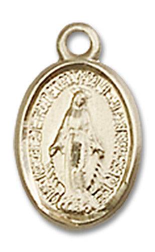 14kt Gold Miraculous Medal