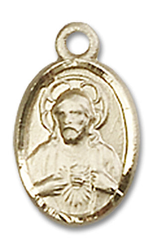 14kt Gold Scapular Medal