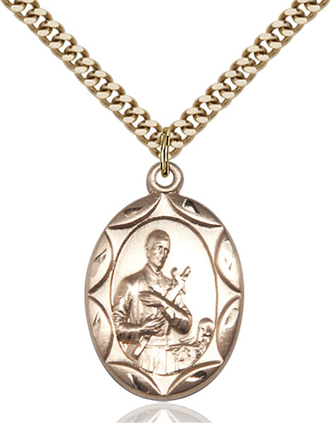 14kt Gold Filled Saint Gerard Pendant