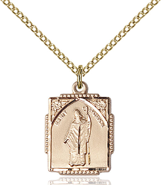 14kt Gold Filled Saint Patrick Pendant