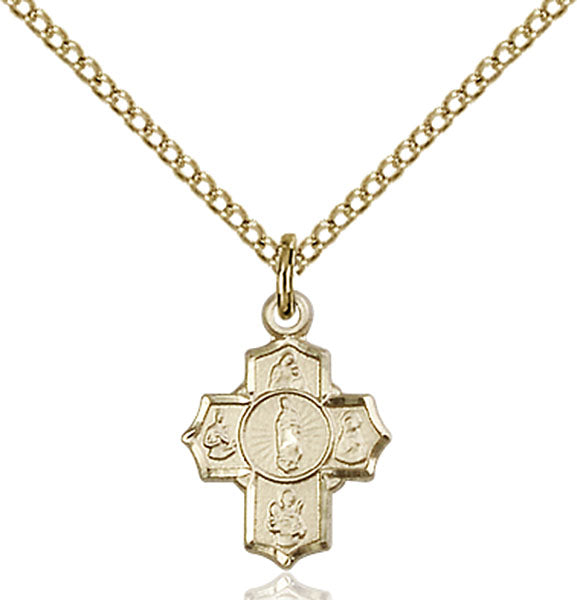 14kt Gold Filled 5-Way Motherhood Pendant