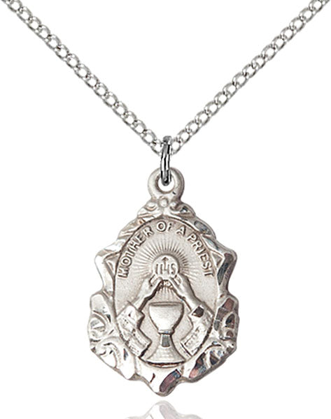 Sterling Silver Mother of a Priest Pendant