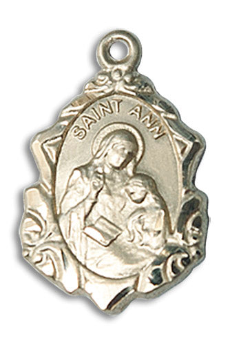 14kt Gold Filled Saint Ann Pendant