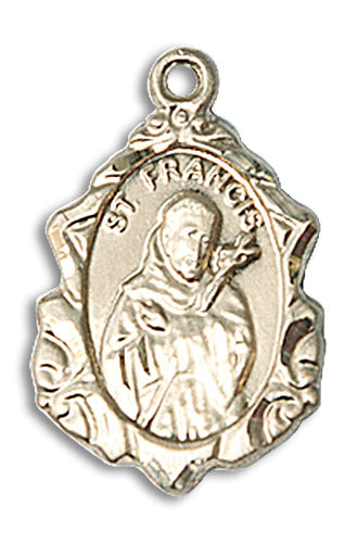 14kt Gold Filled Saint Francis Pendant