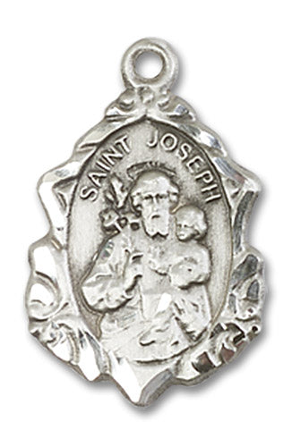 Sterling Silver Saint Joseph Pendant