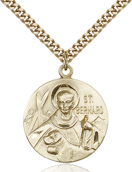 14kt Gold Filled Saint Bernard of Monjoux Pendant
