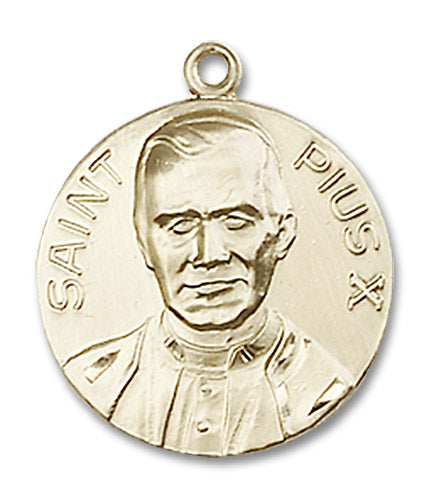 14kt Gold Filled Pope Pius X Pendant