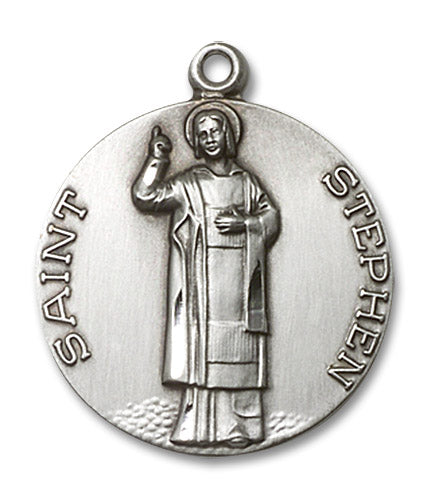 Sterling Silver Saint Stephen Pendant