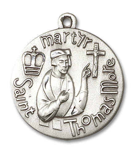 Sterling Silver Saint Thomas More Pendant