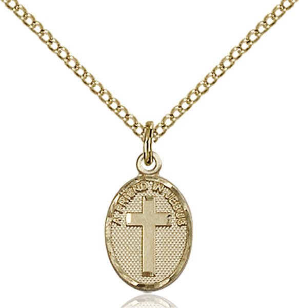 14kt Gold Filled Friend In Jesus Cross Pendant