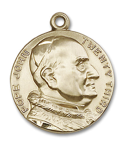 14kt Gold Saint John XXII Medal