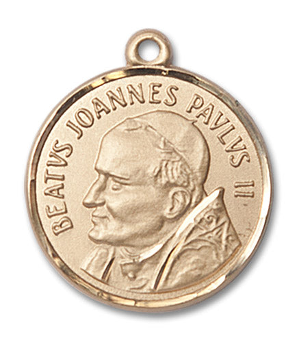 14kt Gold Saint John Paul II Medal