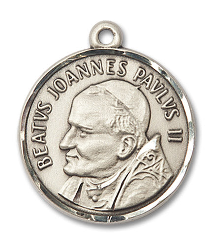 Sterling Silver Saint John Paul II Pendant