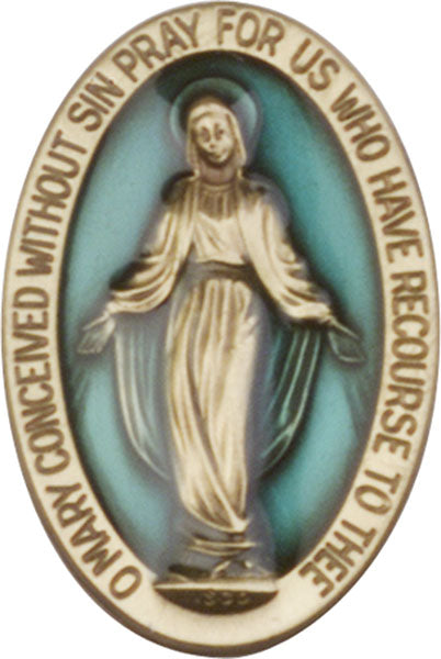 Antique Gold Miraculous Visor Clip