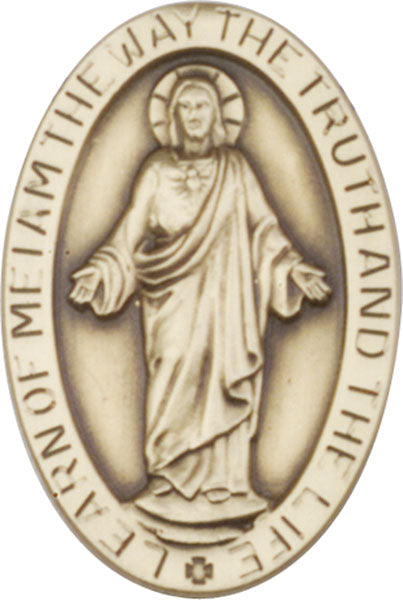 Antique Gold Scapular Visor Clip