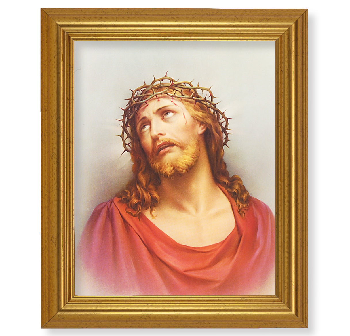 Christ in Agony Gold Framed Art