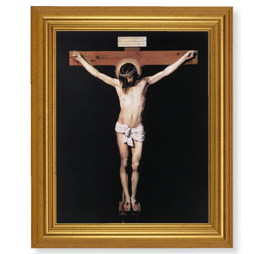The Crucifixion Gold Framed Art