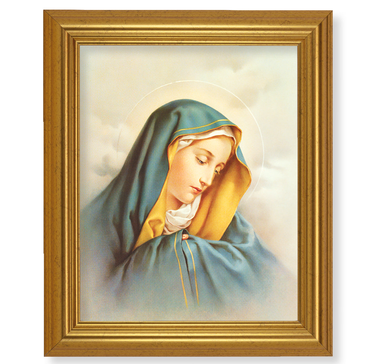 Our Lady of Sorrows Gold Framed Art
