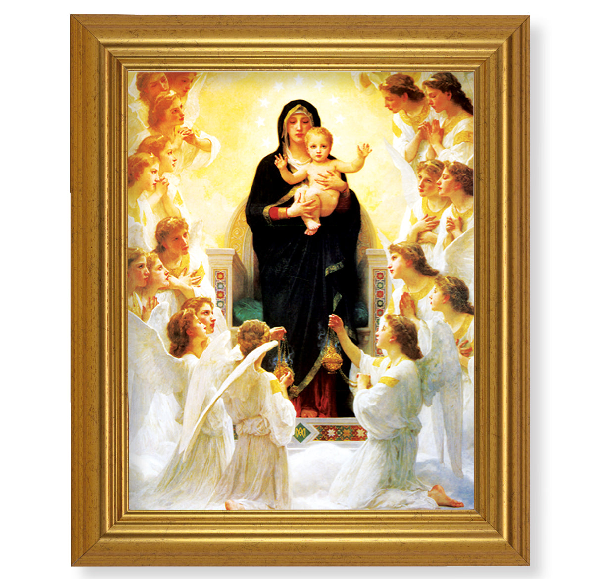Queen of Angels Gold Framed Art