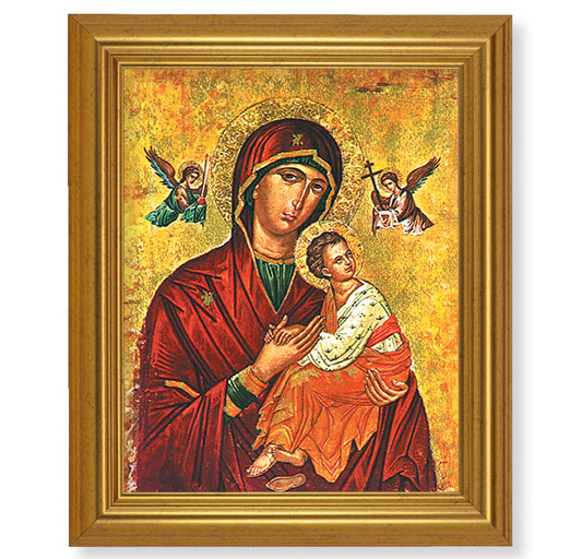 Our Lady of Passion Gold Framed Art